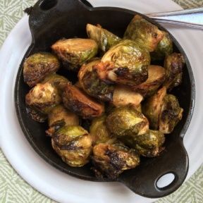 Gluten-free brussels sprouts from Cafe Gratitude